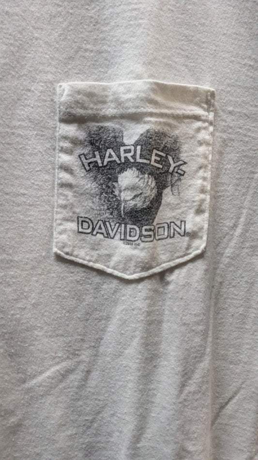 Harley-Davidson Twin Cities Minneapolis St Paul MN Eagle Pocket T-Shirt XL
