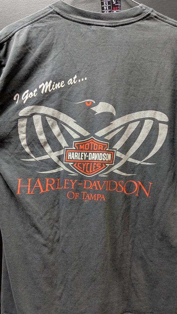 Harley-Davidson of Tampa Florida I Got Mine At Black T-Shirt Mens Medium