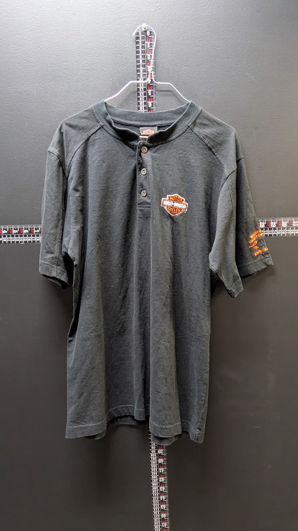Harley-Davidson Myrtle Beach South Carolina Henley Shirt XL