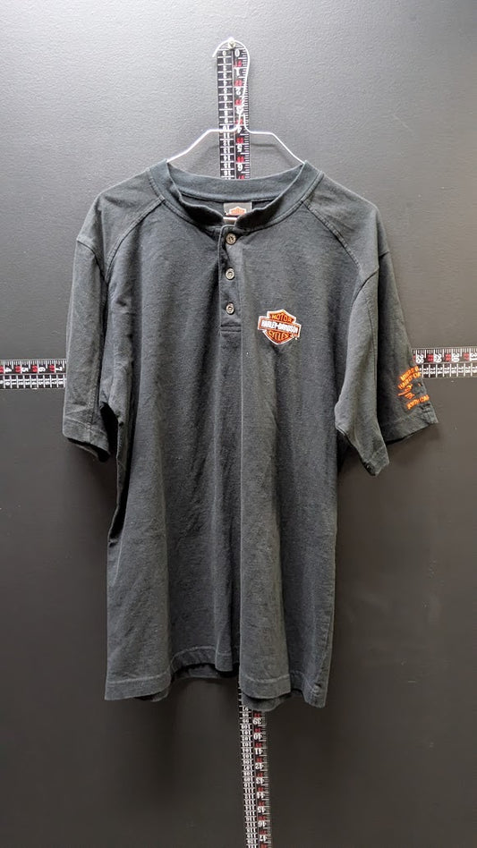 Harley-Davidson Myrtle Beach South Carolina Henley Shirt XL