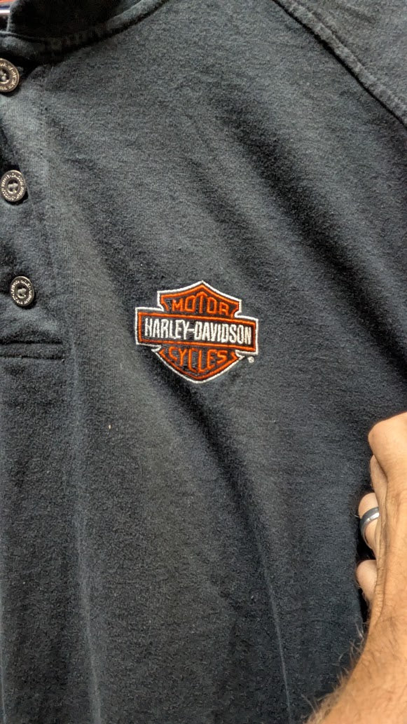 Harley-Davidson Myrtle Beach South Carolina Henley Shirt XL