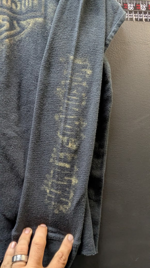 Vintage 2004 Harley-Davidson Tampa Florida Large Long Sleeve T-Shirt Black Made in USA