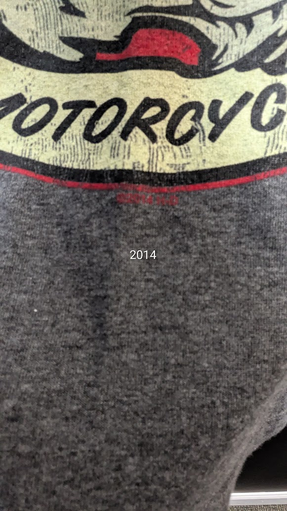 Harley-Davidson Kids Small Gray Bulldog Graphic T-Shirt Motorcycle Tee