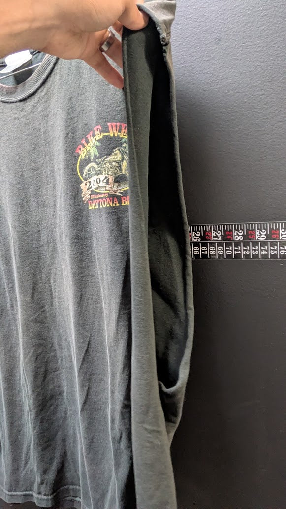 Vintage 2004 Harley Davidson Daytona Bike Week T-Shirt Black Adult Large