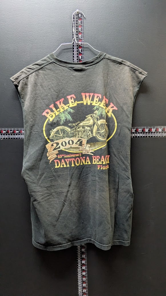 Vintage 2004 Harley Davidson Daytona Bike Week T-Shirt Black Adult Large