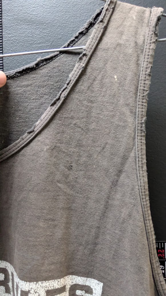 Harley Davidson Harley Rules Tank Top XL West Branch Michigan Distressed Gray