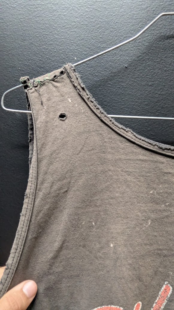 Harley Davidson Harley Rules Tank Top XL West Branch Michigan Distressed Gray