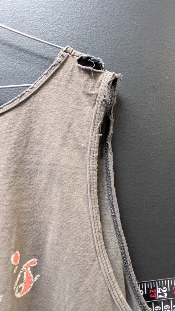 Harley Davidson Harley Rules Tank Top XL West Branch Michigan Distressed Gray