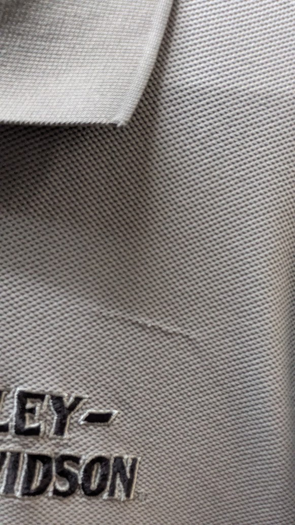 Harley-Davidson Polo Shirt Jim’s Harley-Davidson St Petersburg FL Gray Mens