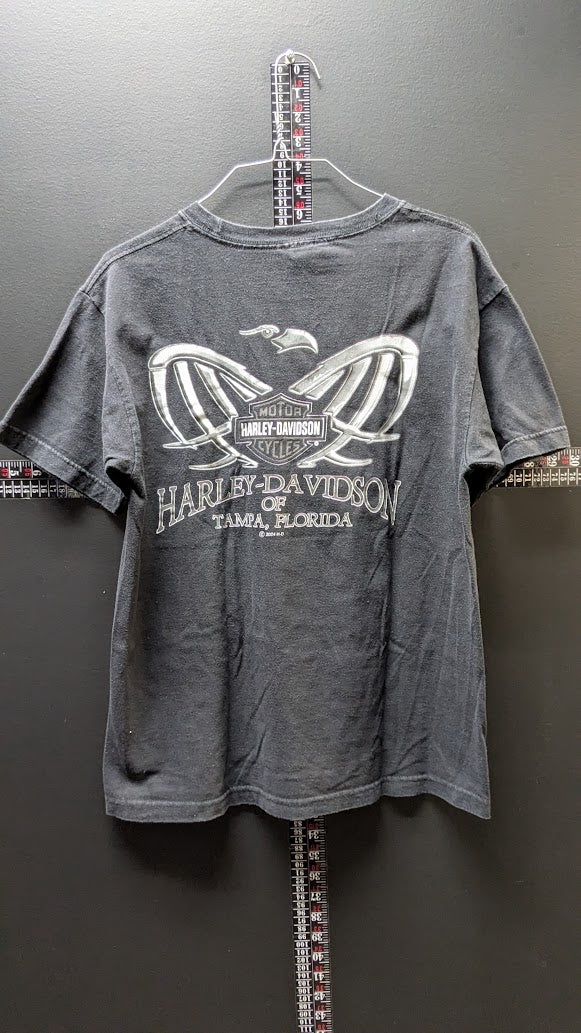 2007 Harley-Davidson Freedom Tampa Florida T-Shirt Mens Medium Black