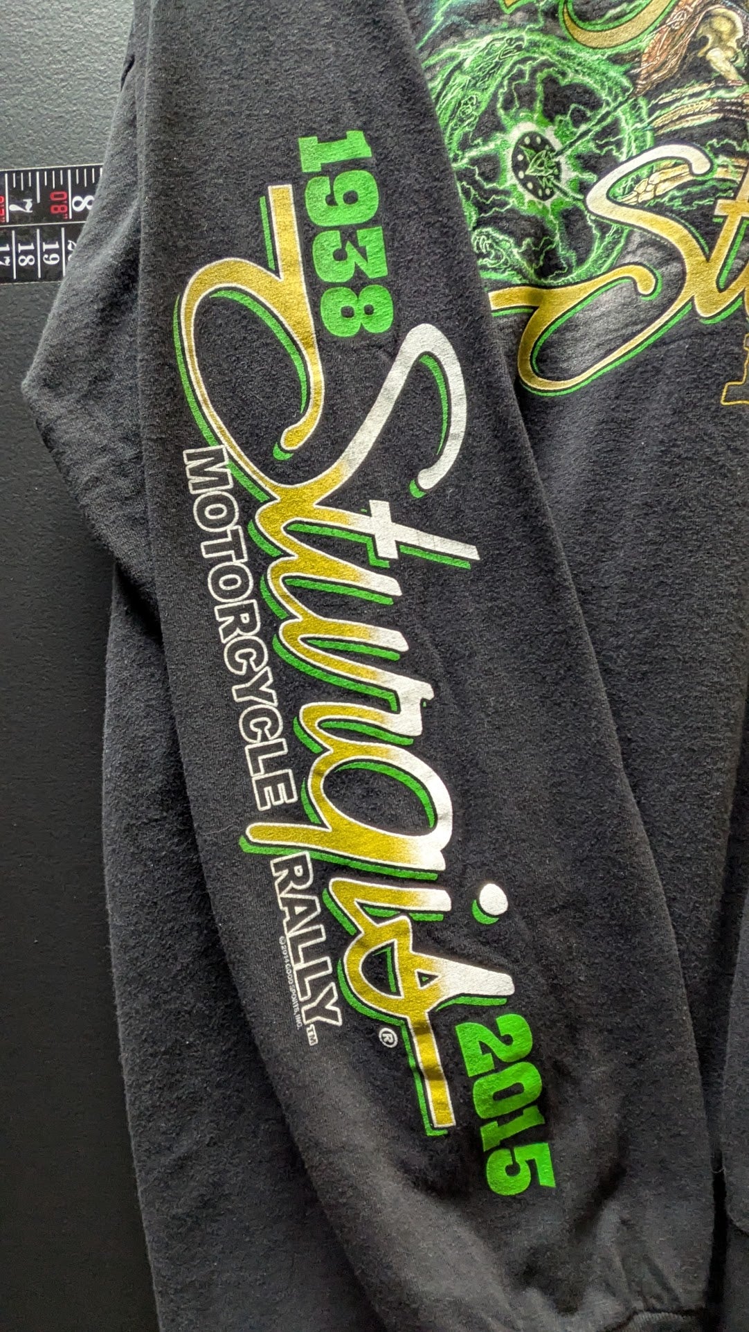 2015 Sturgis Black Hills Rally 75th Anniversary Long Sleeve Shirt Men’s 2XL XXL
