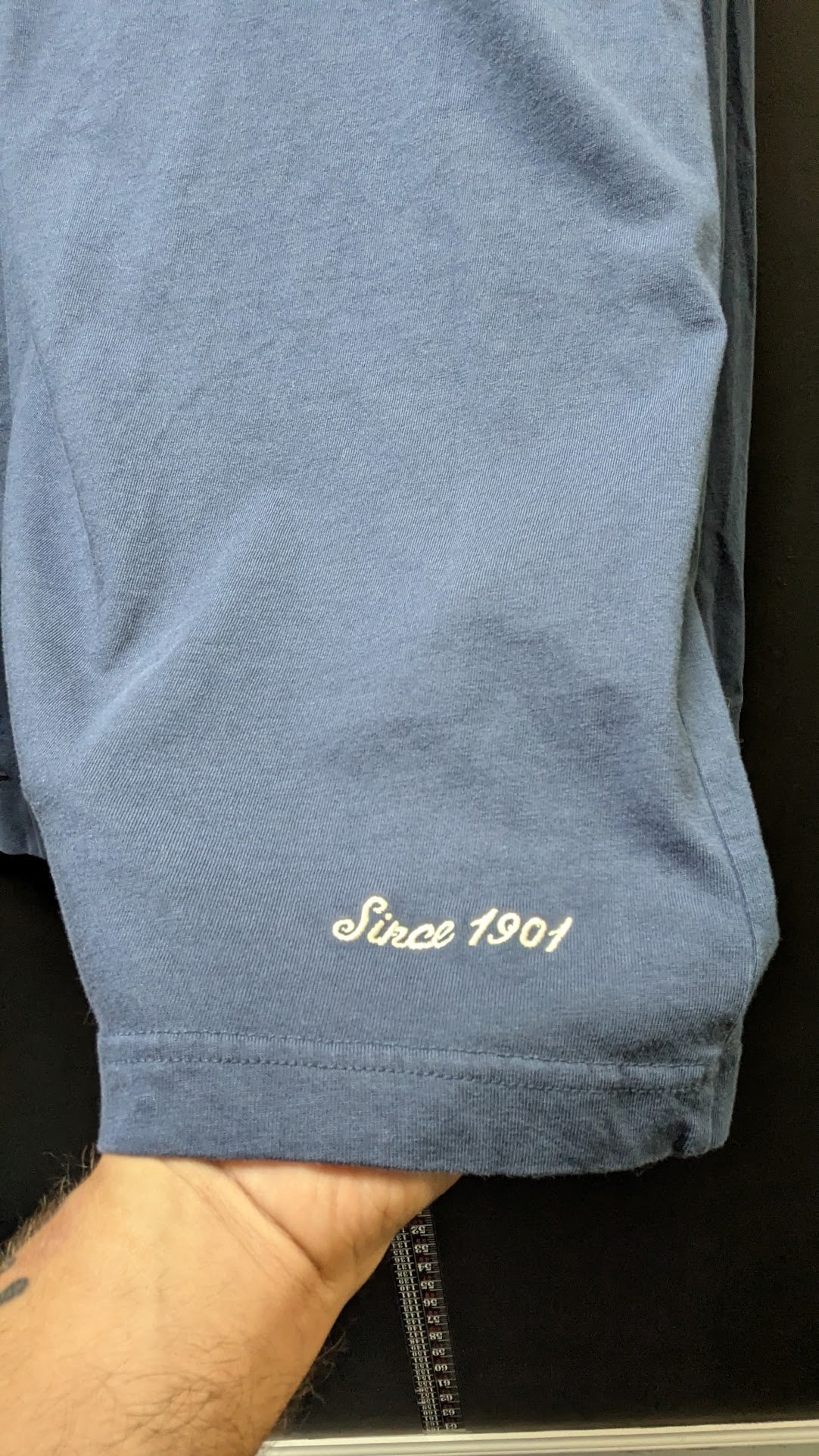 Indian Motorcycle Long Sleeve T-Shirt Men’s Medium Blue Since 1901 Logo