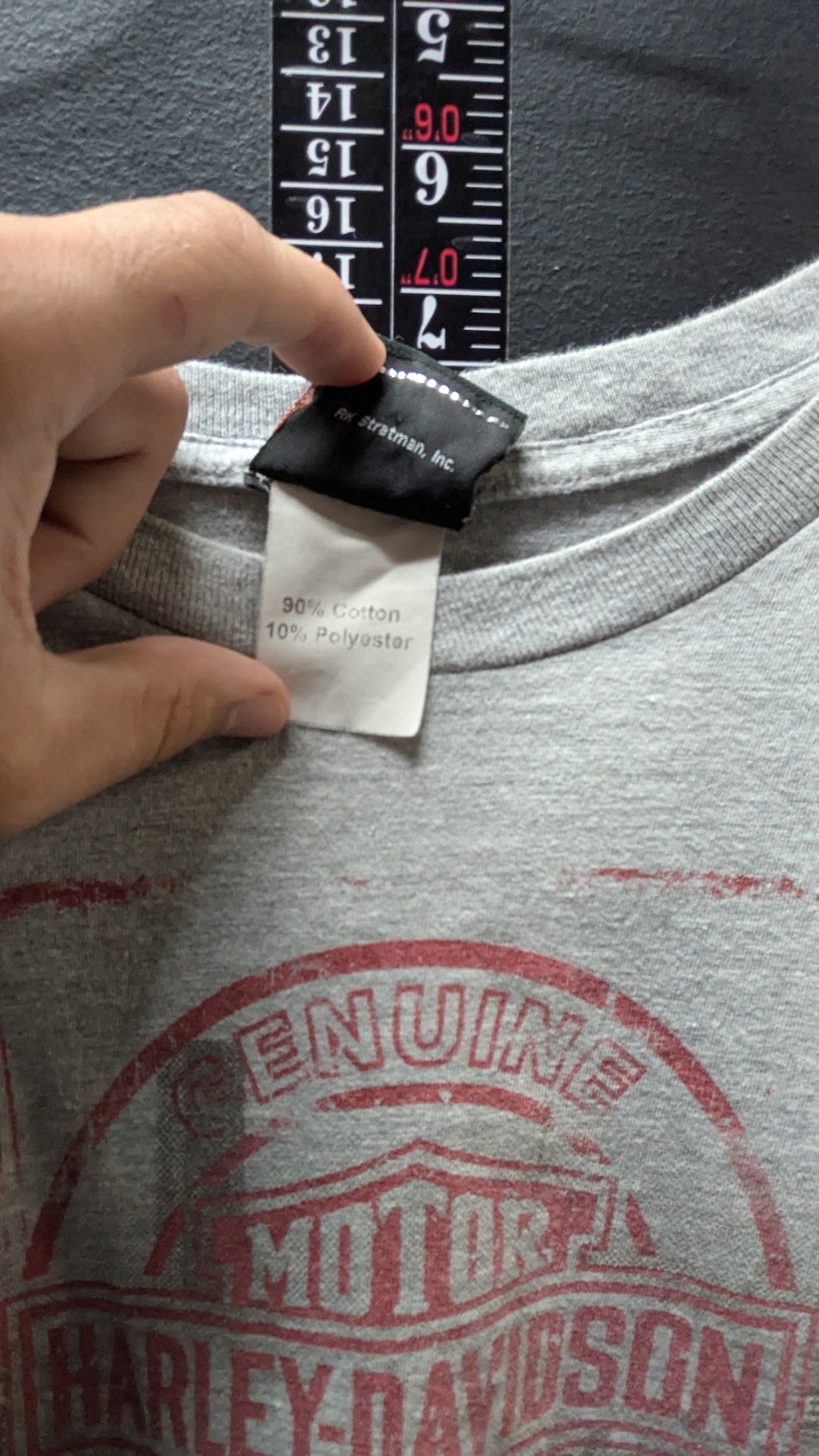 Harley-Davidson Woodstock T-Shirt Men’s Gray New York Independence Double Sided