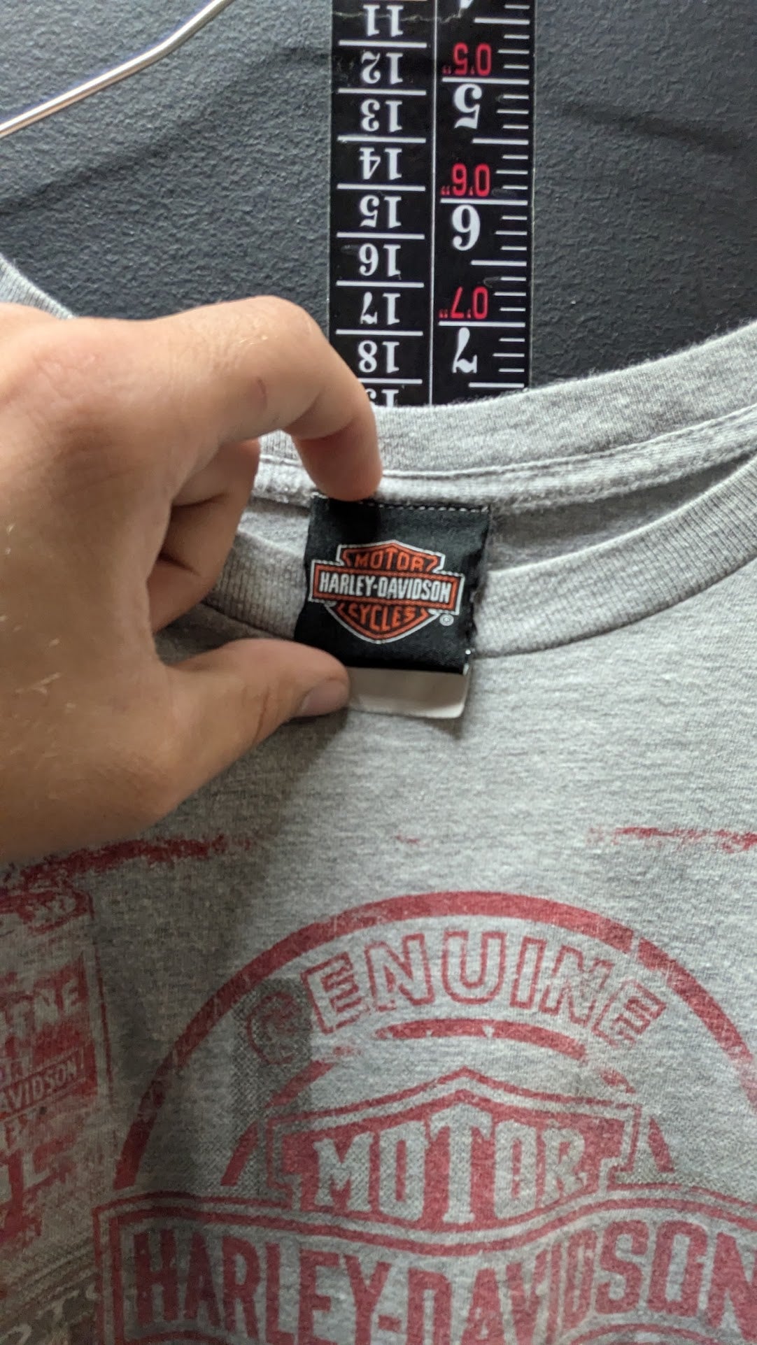 Harley-Davidson Woodstock T-Shirt Men’s Gray New York Independence Double Sided