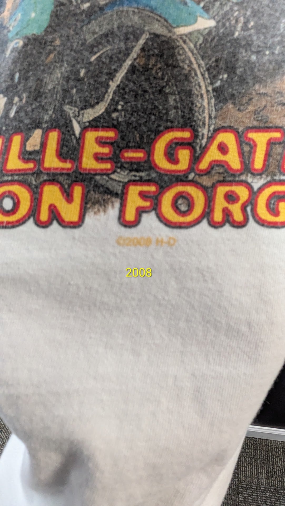 Harley-Davidson Smoky Mountain Tennessee T-Shirt Men’s XL White Double Sided
