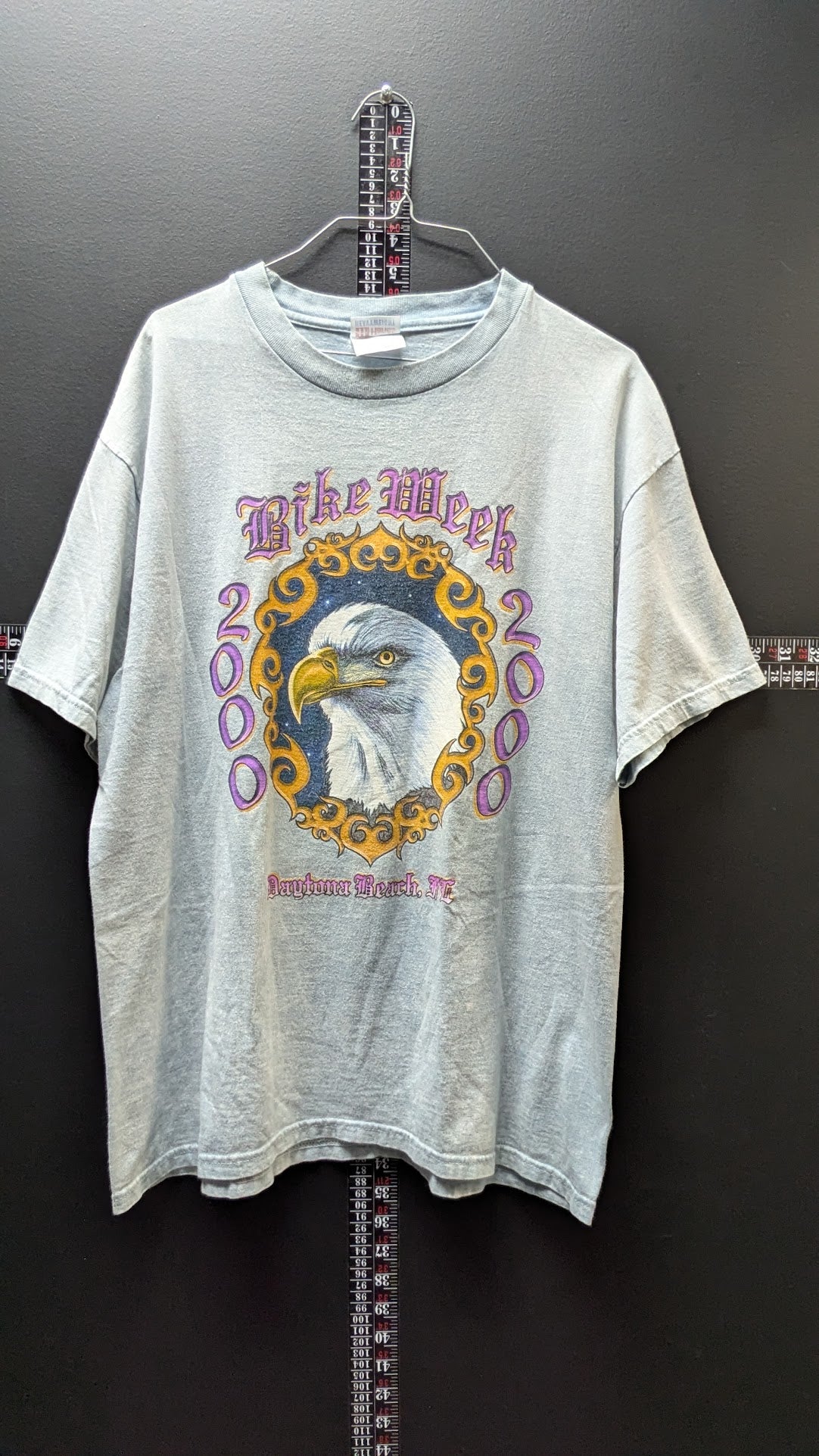 Vintage 2000 Daytona Bike Week Eagle T-Shirt Men’s Large Double Sided Made in USA