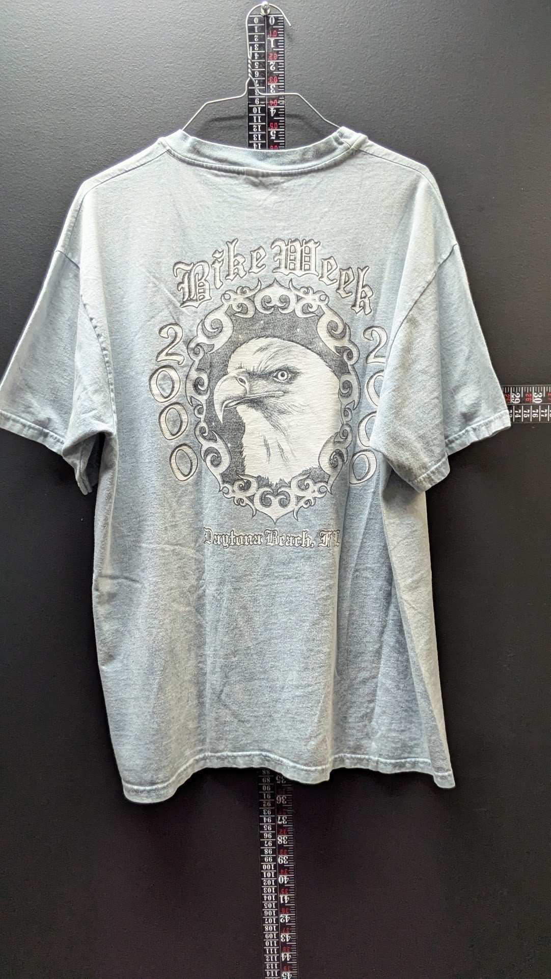 Vintage 2000 Daytona Bike Week Eagle T-Shirt Men’s Large Double Sided Made in USA