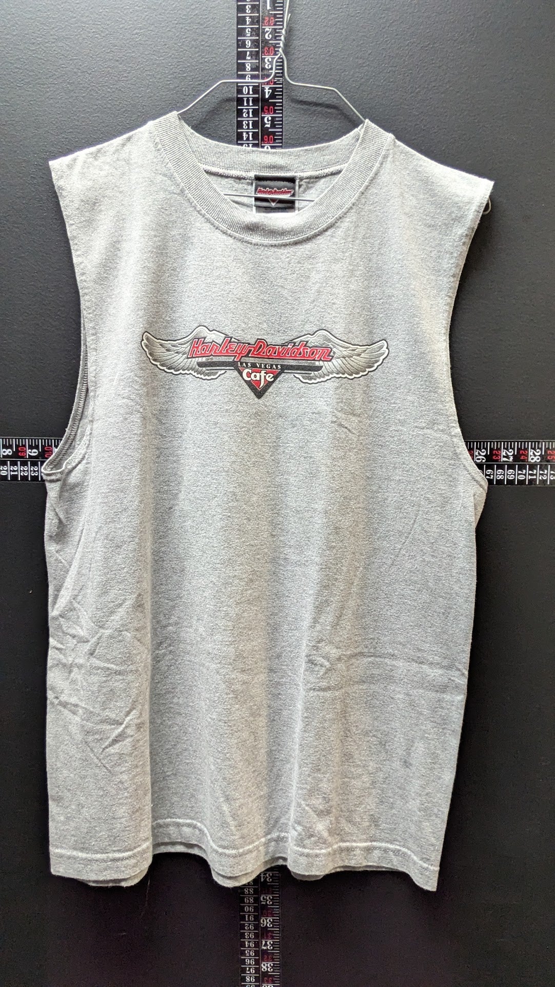 Harley-Davidson Las Vegas Cafe Live Hard Ride Easy Sleeveless Shirt Men’s Medium