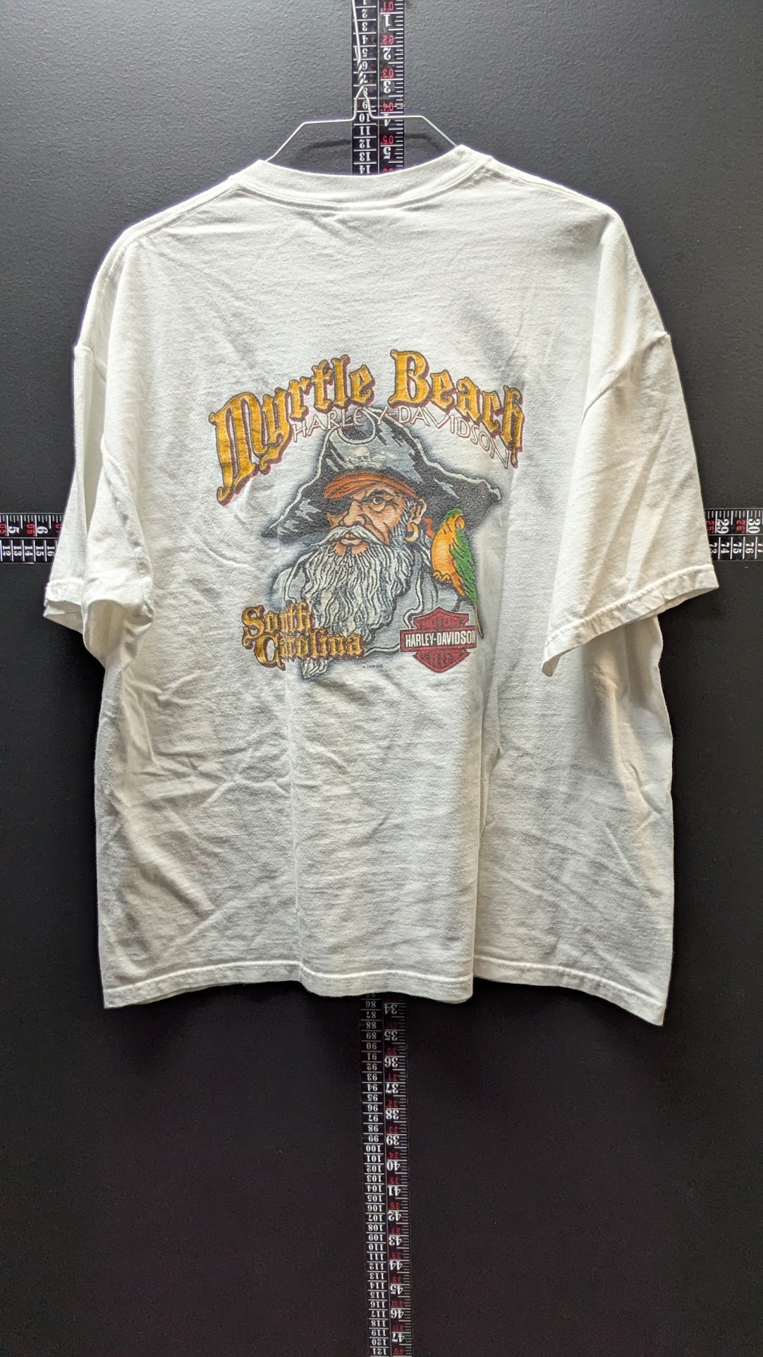 Harley-Davidson Myrtle Beach South Carolina T-Shirt Men’s XL White Double Sided