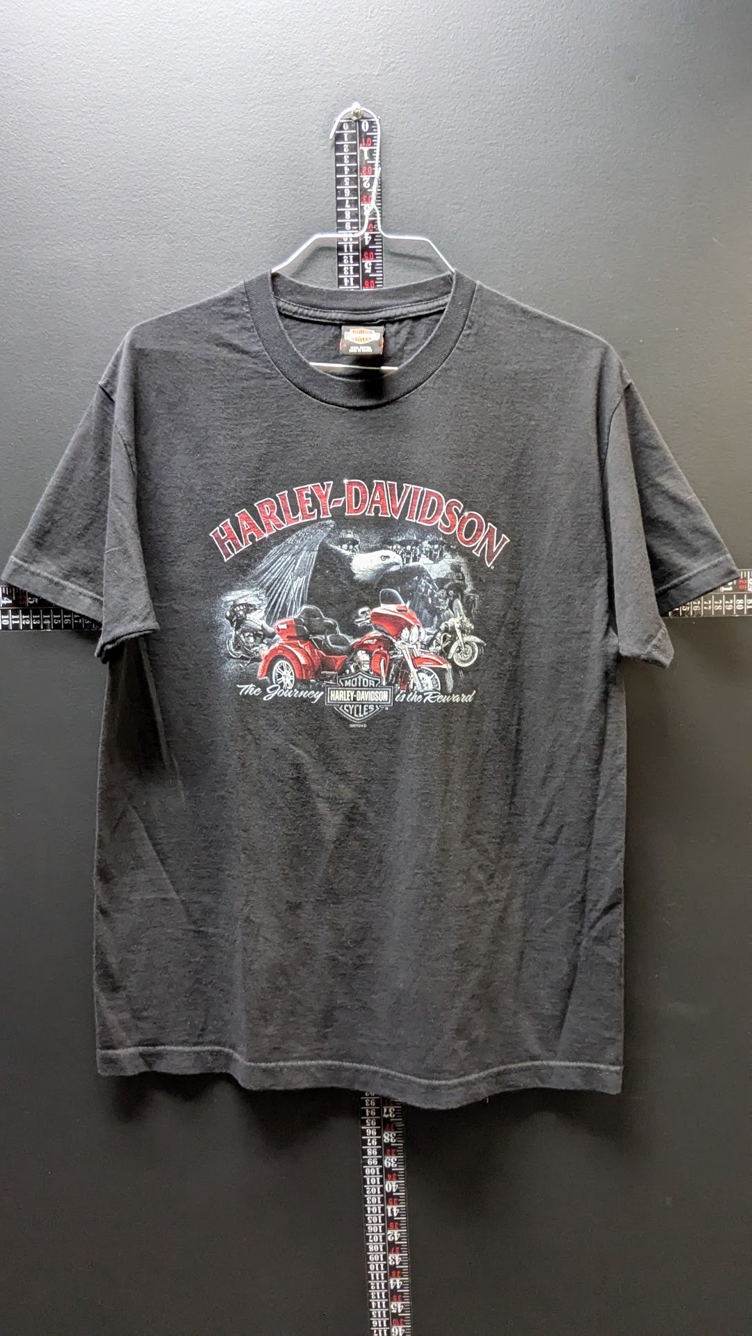 Harley-Davidson Space Coast Palm Bay FL T-Shirt Men’s Large Black Motorcycle