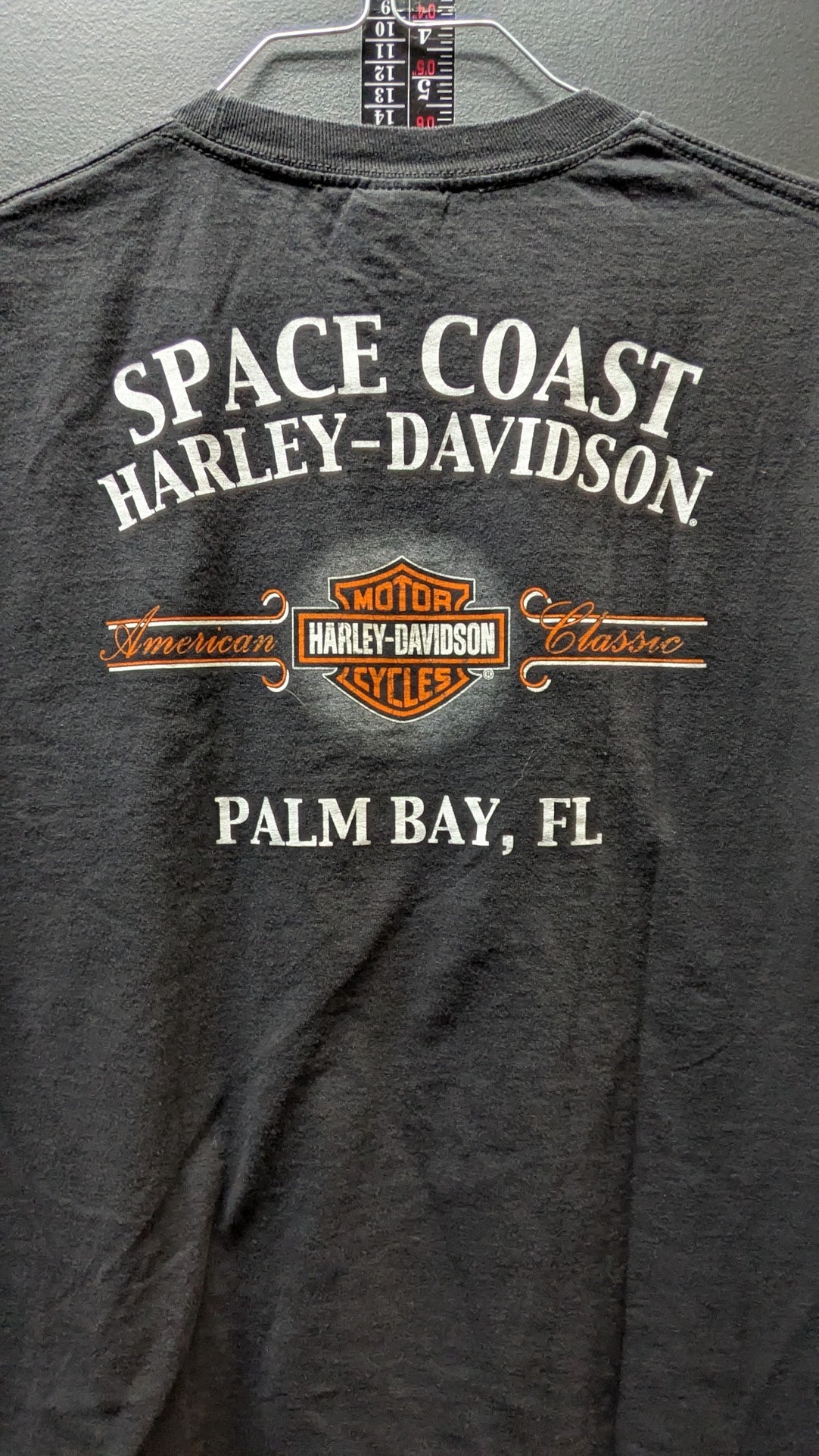 Harley-Davidson Space Coast Palm Bay FL T-Shirt Men’s Large Black Motorcycle