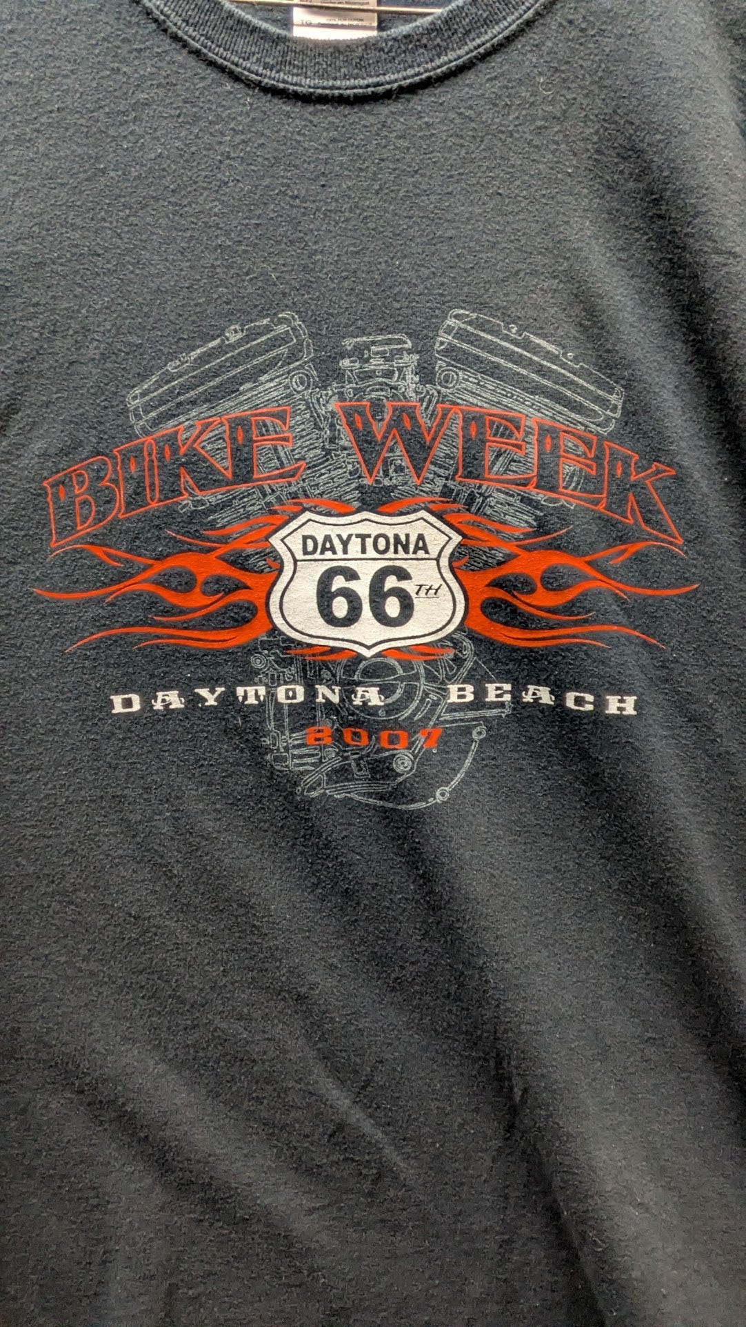2007 Daytona Bike Week 66th T-Shirt Men’s XL Top 10 Excuses Biker Humor