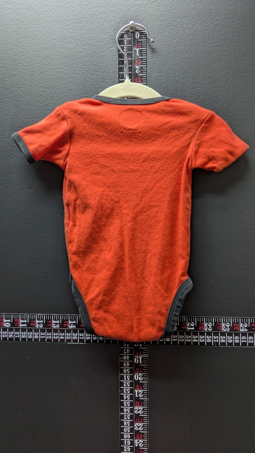 Harley-Davidson Baby Bodysuit 3-6M Born to Ride Orange Black Motorcycle Infant