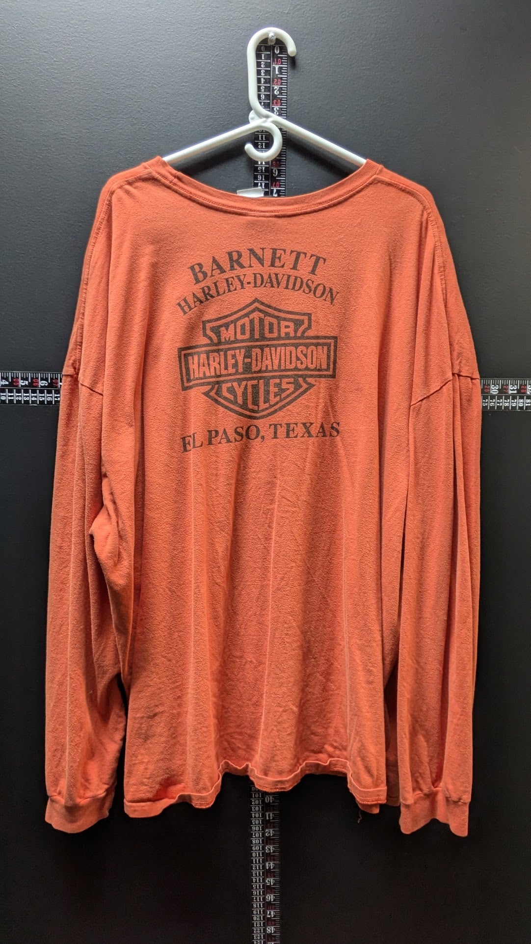2014 Harley-Davidson Long Sleeve Shirt 5XL Barnett El Paso Texas Distressed