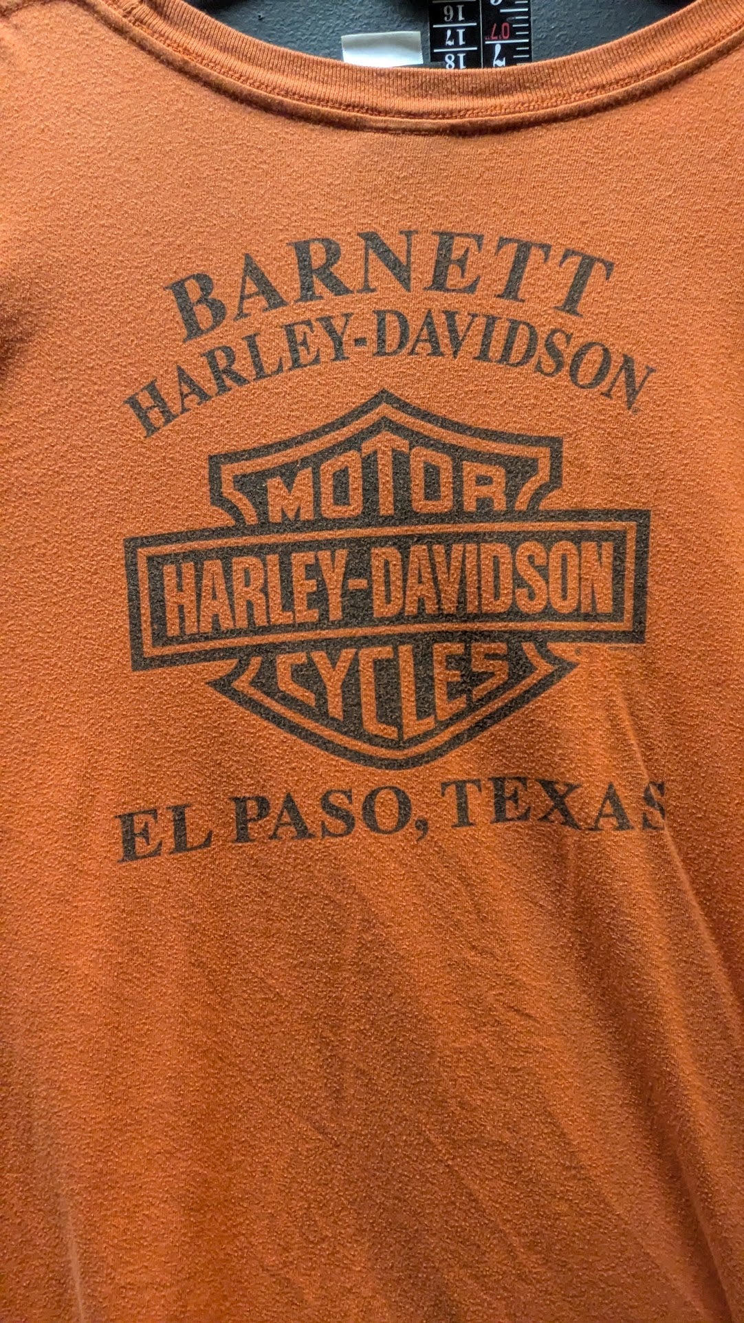 2014 Harley-Davidson Long Sleeve Shirt 5XL Barnett El Paso Texas Distressed