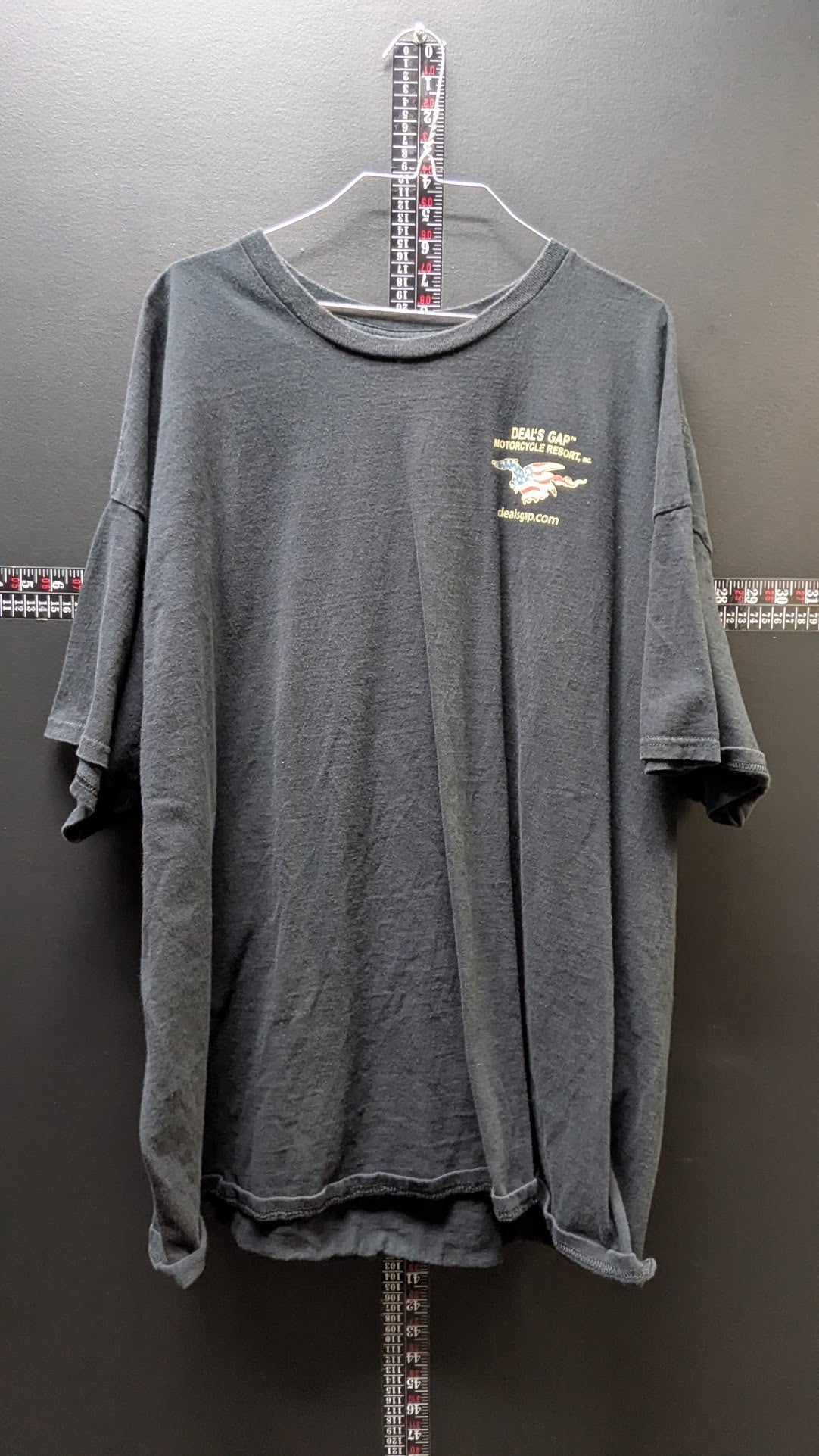 Deals Gap Tail of the Dragon US 129 Motorcycle T-Shirt 4XL Black Biker Tee