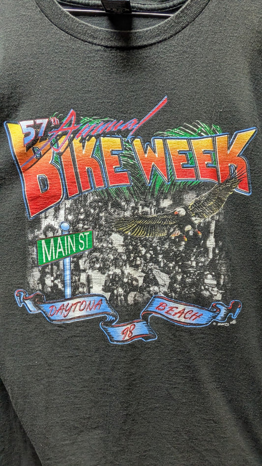 1998 Daytona Bike Week 57th Annual T-Shirt XXL Sherry’s Best Vintage Biker Tee