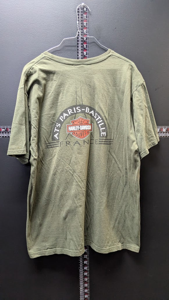 Harley-Davidson Liberation de Paris 1944 T-Shirt XL 2012 ATS Paris Bastille France