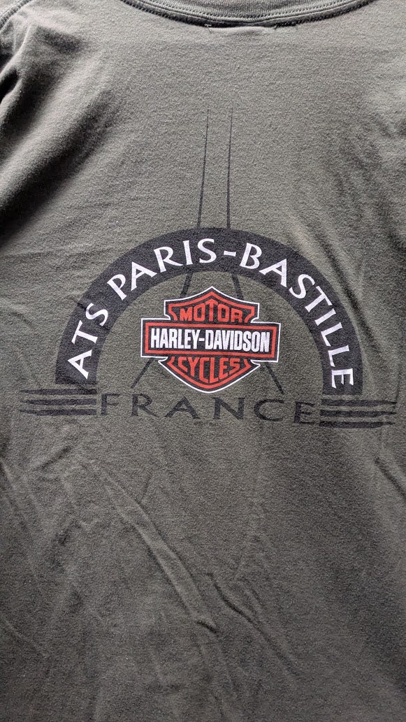 Harley-Davidson Liberation de Paris 1944 T-Shirt XL 2012 ATS Paris Bastille France