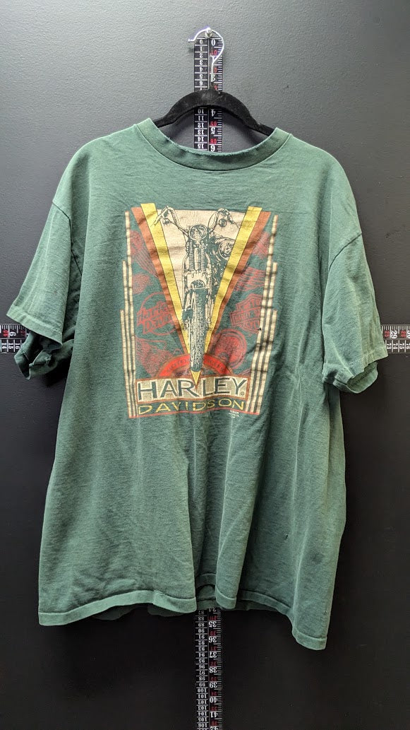 1991 Harley-Davidson 3D Emblem Dallas Texas T-Shirt