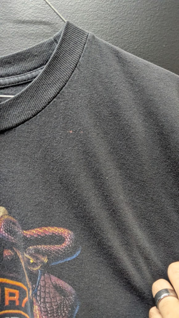 Harley-Davidson Bellingham WA Back Off Snake Eagle T-Shirt XL