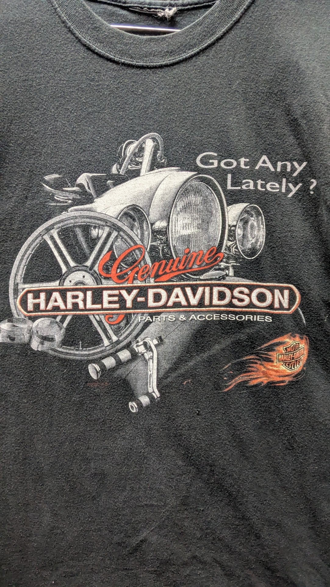 Got Any Lately? Vintage 2003 Harley-Davidson Mt. McKinley Denali Alaska T-Shirt Black