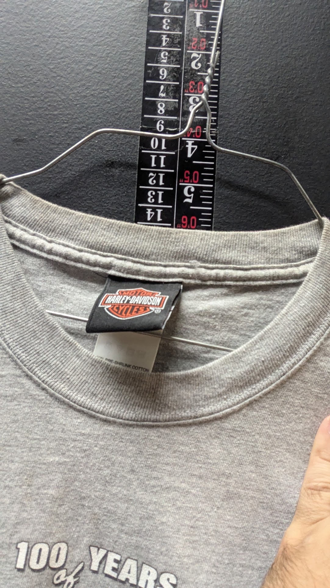 Vintage 2003 Harley-Davidson 100th Anniversary T-Shirt XL Racine Wisconsin USA