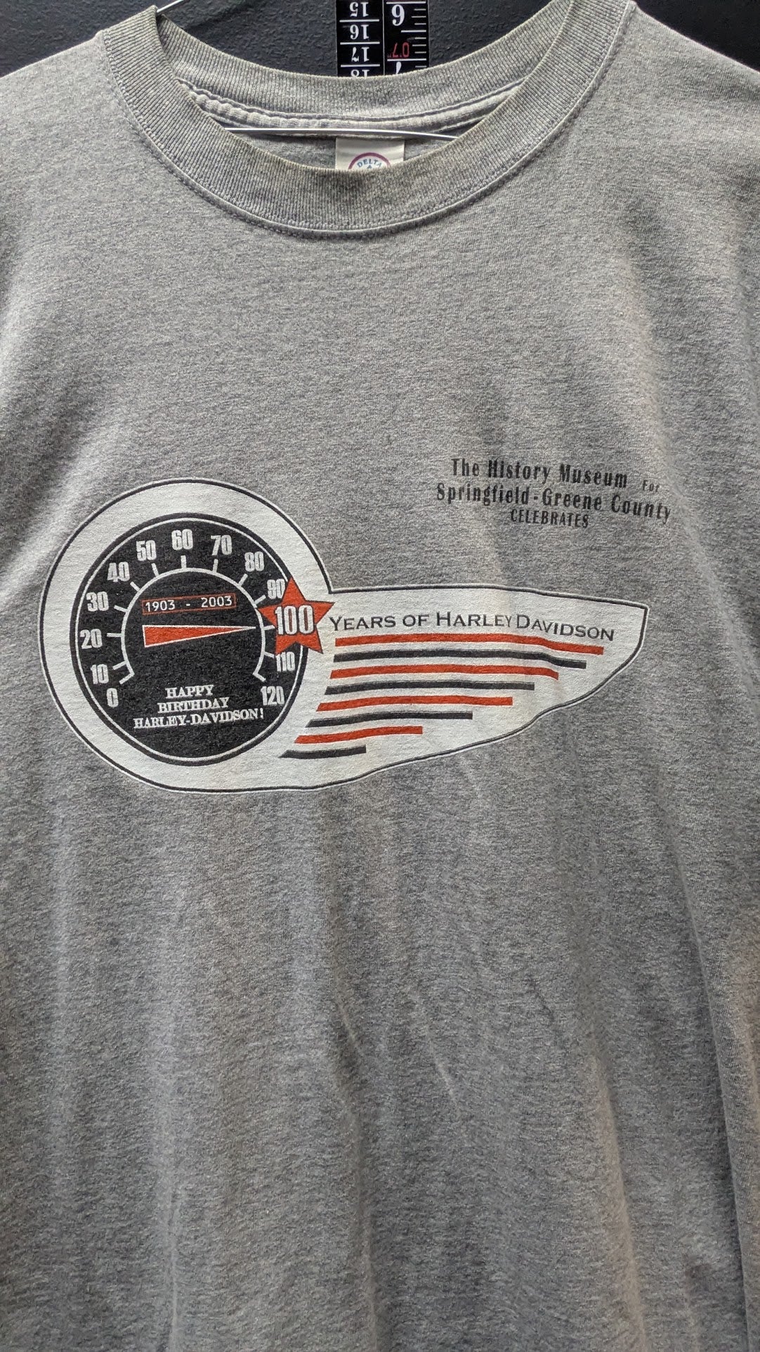 Vintage 2003 Harley-Davidson 100th Anniversary T-Shirt XL Springfield Missouri