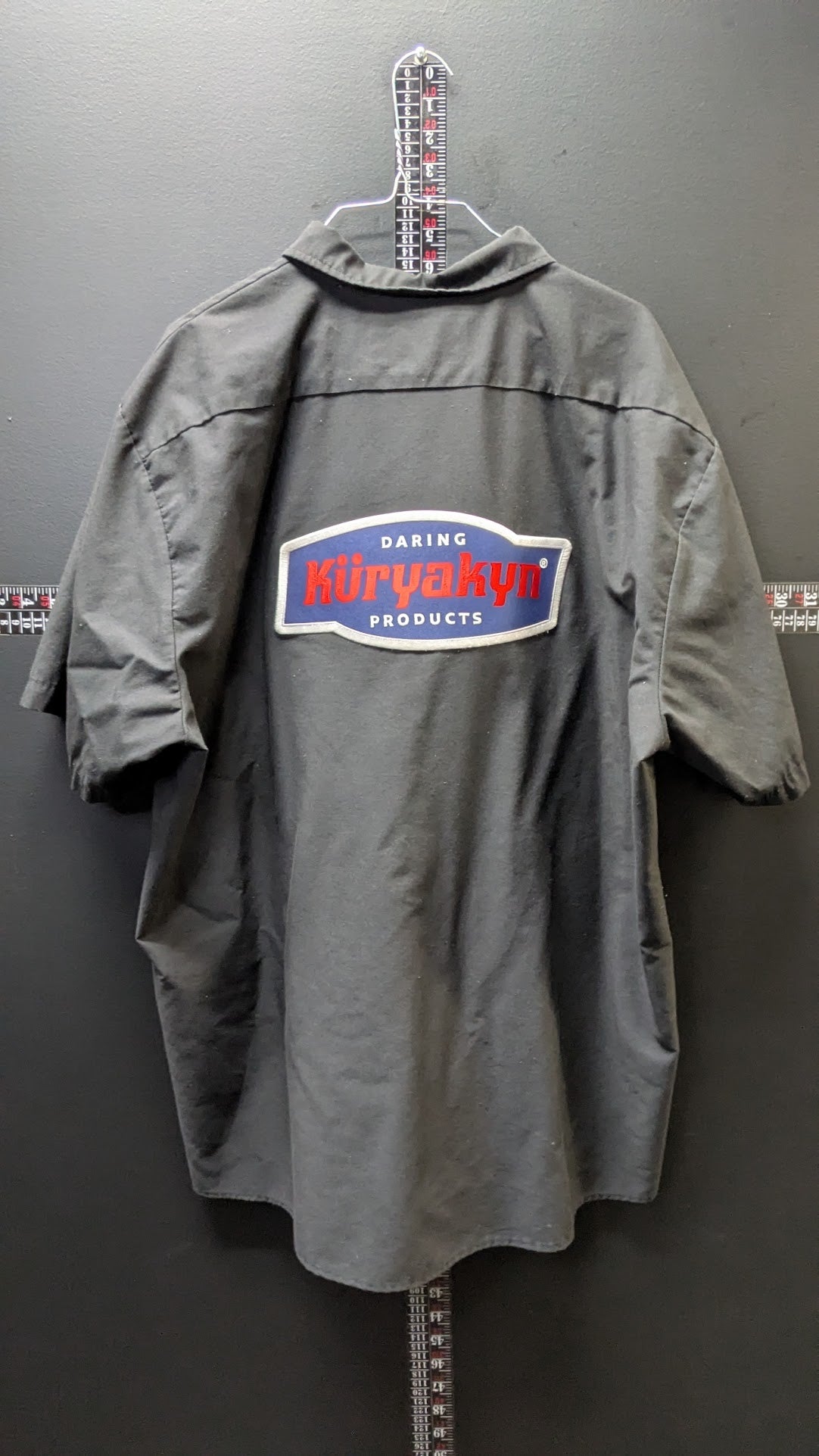 Throttle Threads Kuryakyn Work Shirt Men’s Black Motorcycle Mechanic Shop Biker