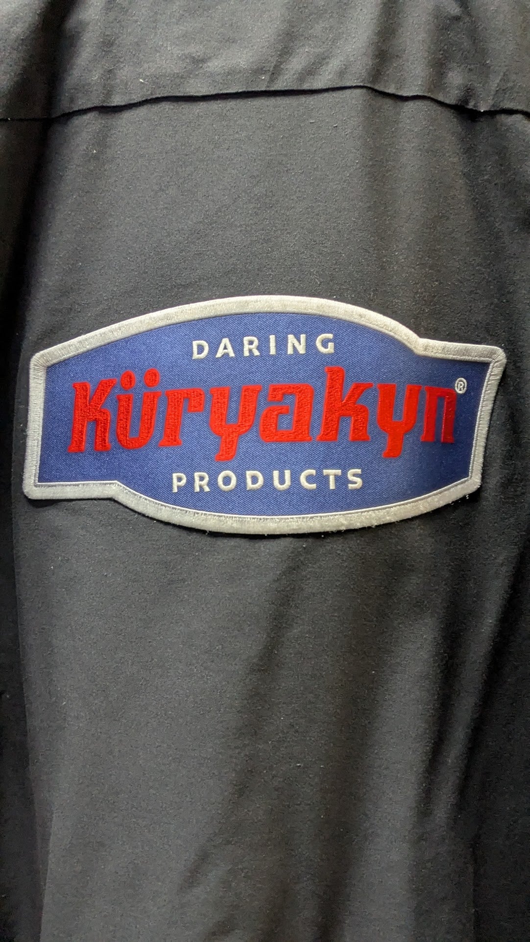 Throttle Threads Kuryakyn Work Shirt Men’s Black Motorcycle Mechanic Shop Biker