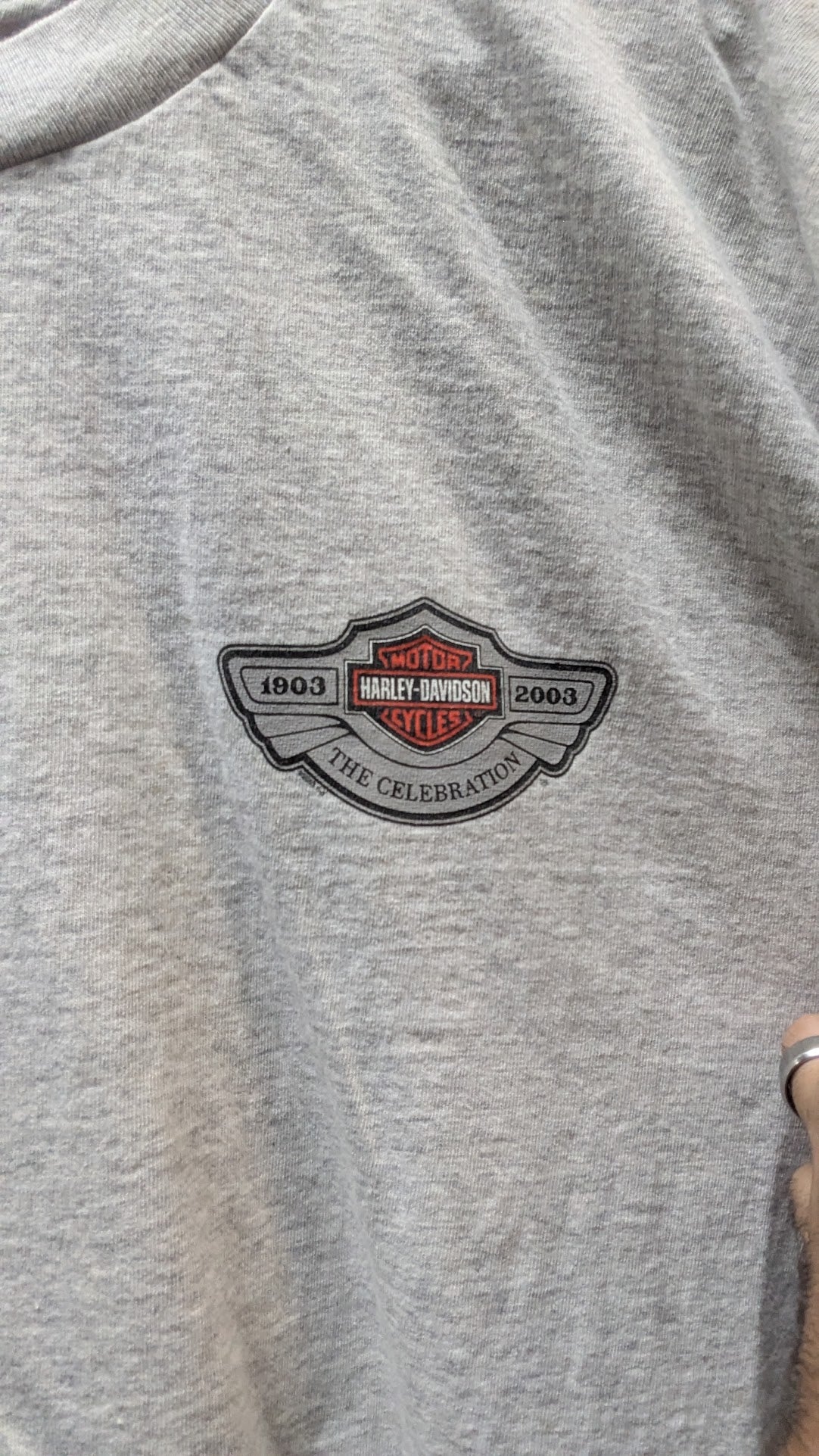 Vintage 2003 Harley-Davidson 100th Anniversary T-Shirt XL Milwaukee Wisconsin