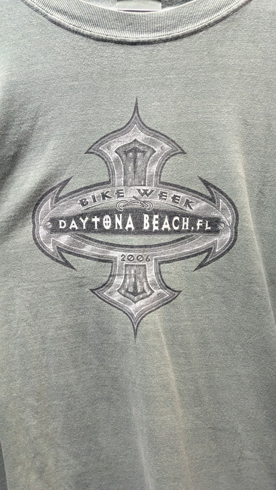 2006 Daytona Beach Bike Week T-Shirt Men’s XL Racing River Florida Biker Faded