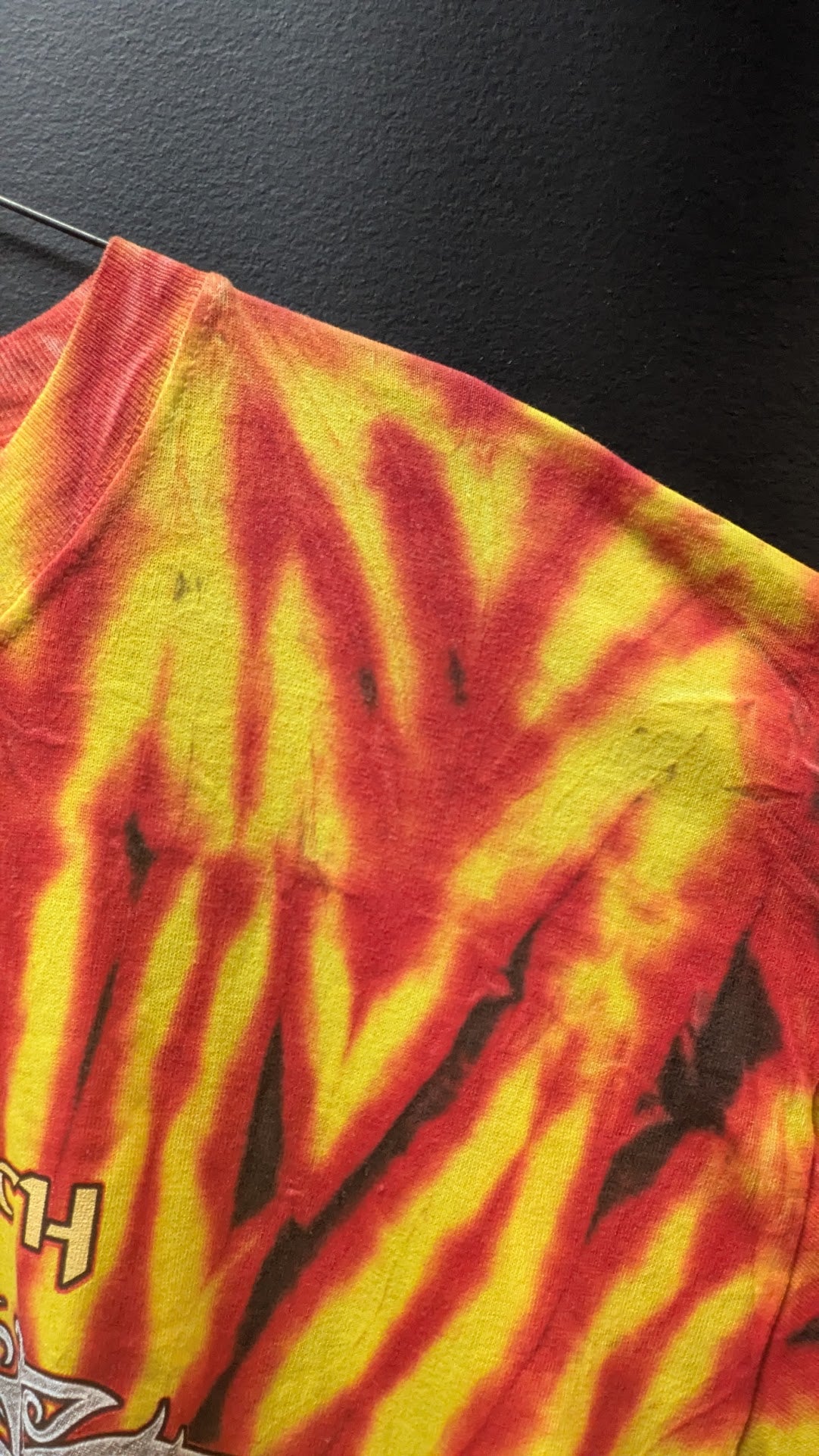 Vintage 2002 Myrtle Beach Bike Week T-Shirt XL Tie Dye Double Sided Rally Tee