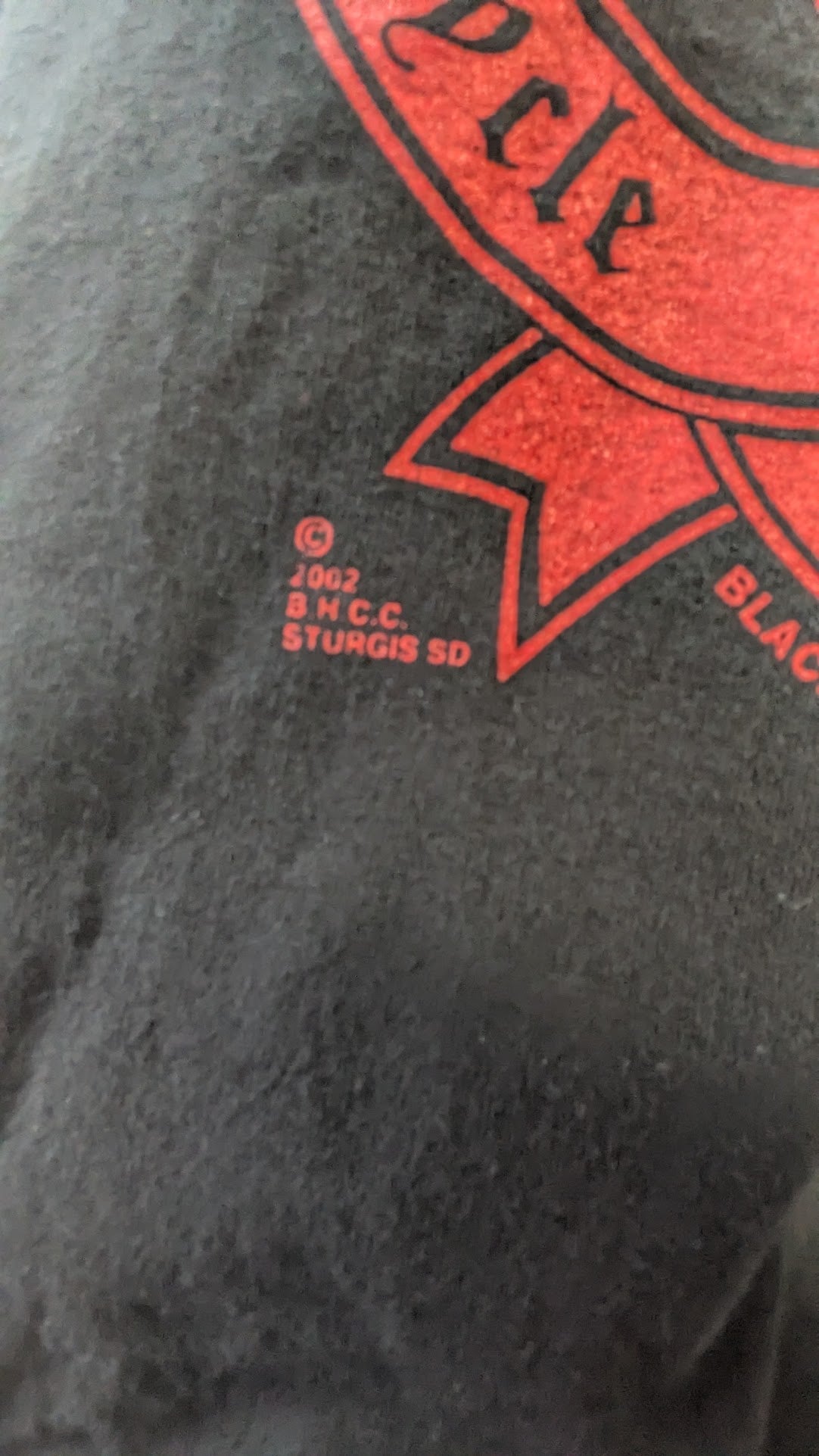 Vintage 2002 Black Hills Cycle Classic T-Shirt XL Sturgis 62nd Anniversary Biker