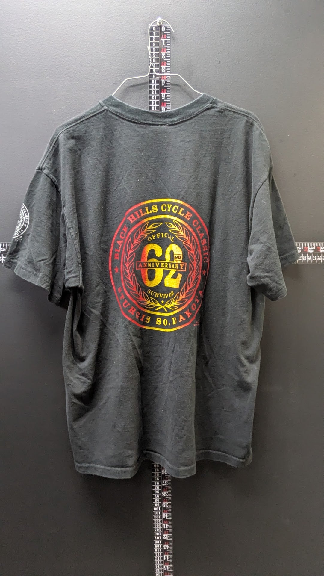 Vintage 2002 Black Hills Cycle Classic T-Shirt XL Sturgis 62nd Anniversary Biker