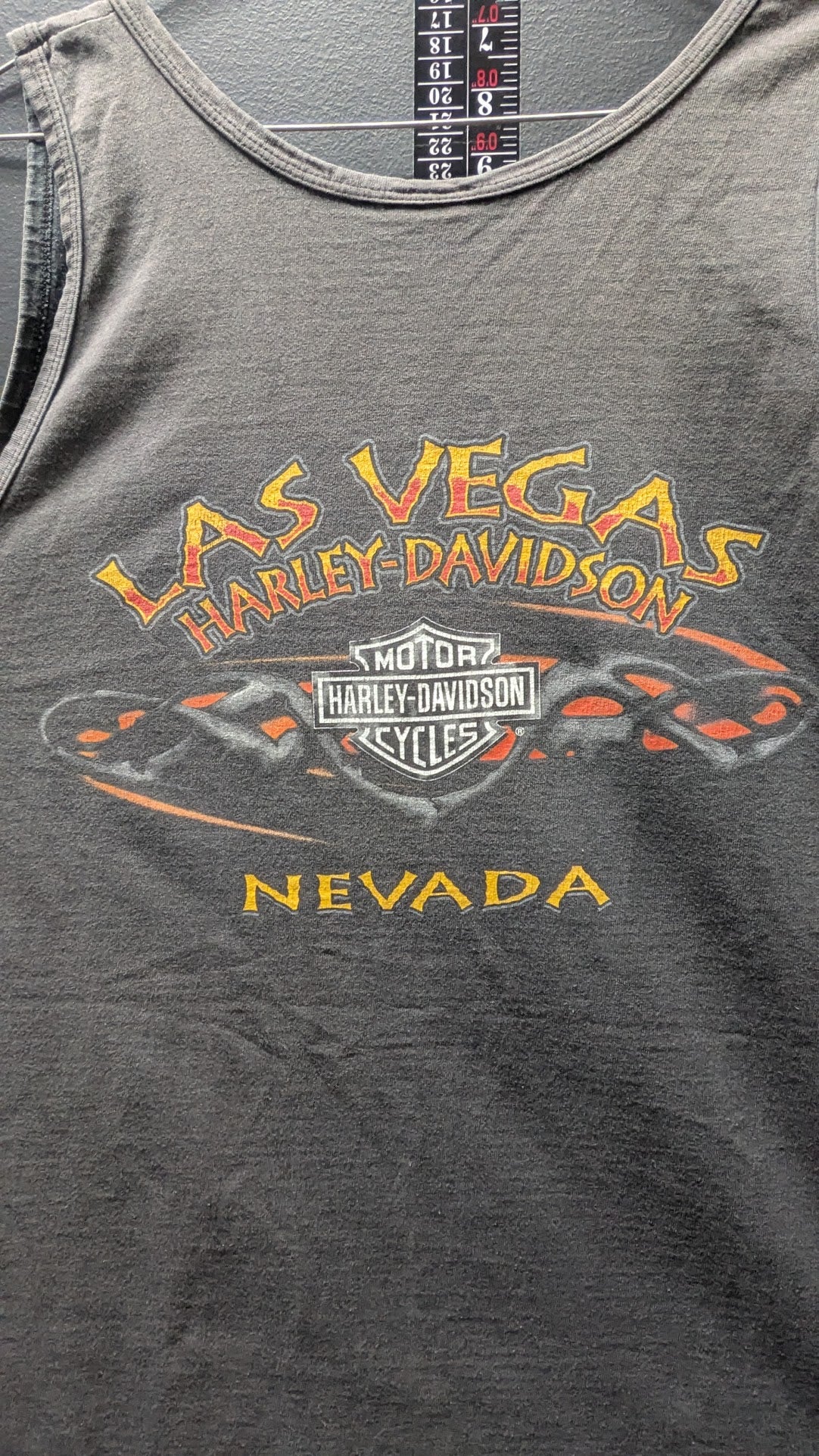 Vintage Harley-Davidson Unleashed Las Vegas Nevada Tank Top Men’s Large Faded Black