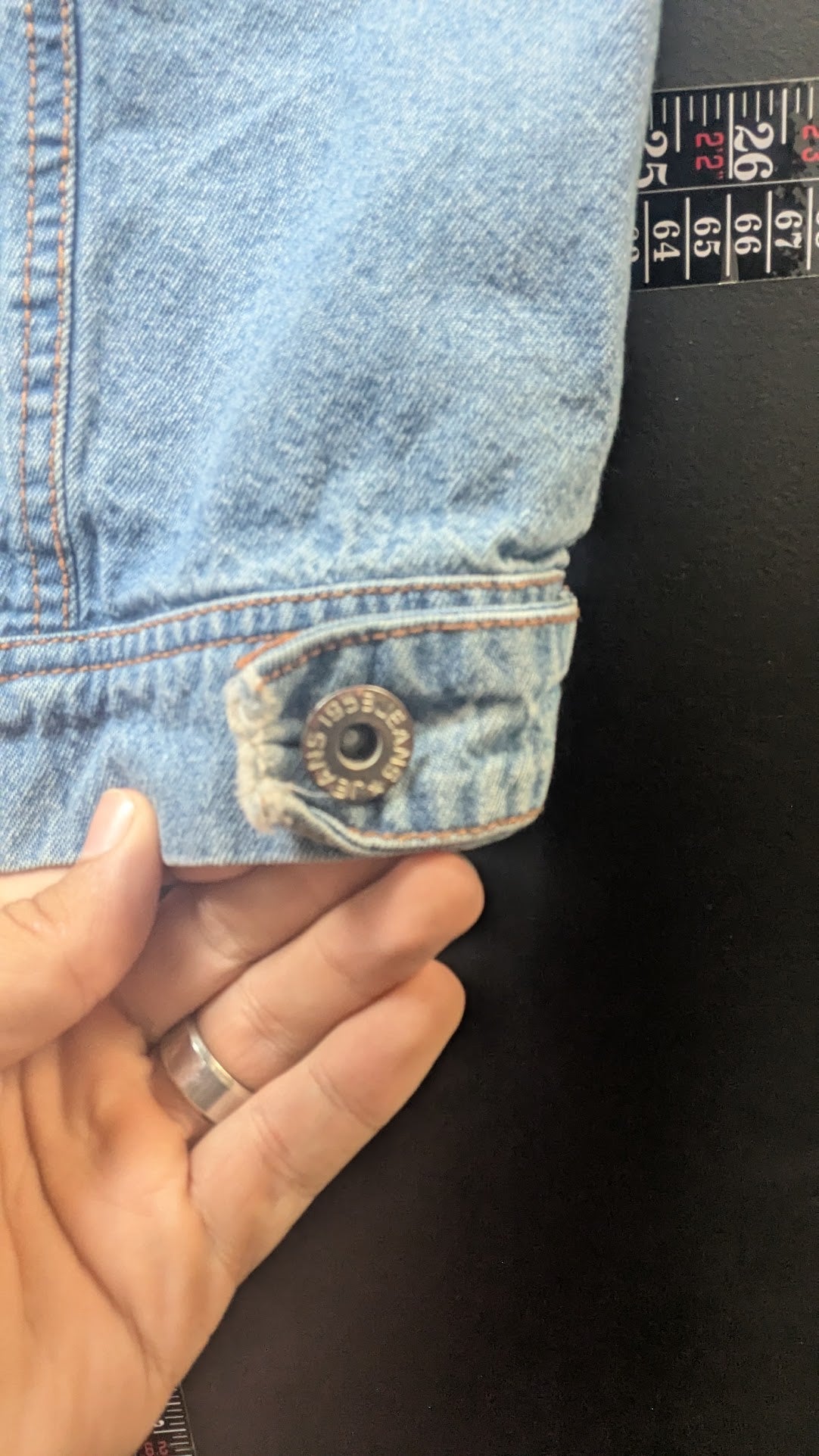 Distressed Light Wash Denim Motorcycle Vest Sleeveless Biker Jacket Size 6