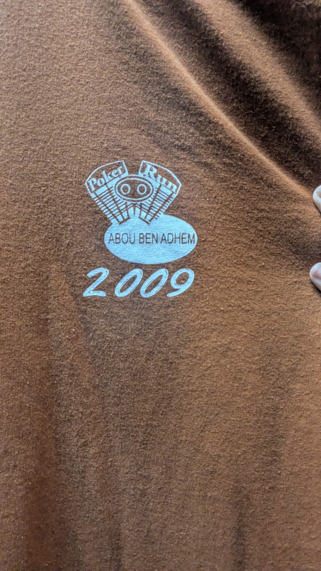 2009 Greene County Shrine Club Poker Run T-Shirt Men’s XL Crusin 66 Cycles Biker Tee