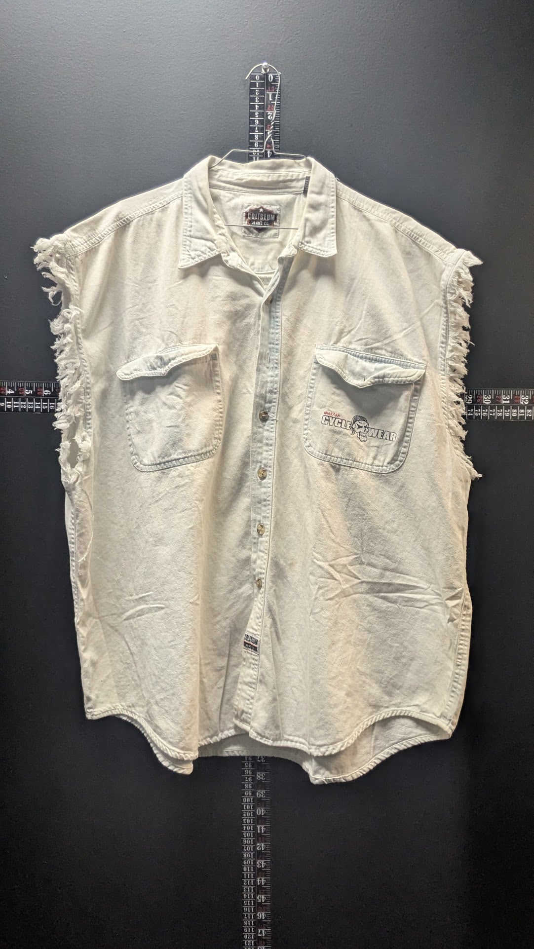 Vintage 2004 Myrtle Beach Bike Week Sleeveless Biker Shirt Men’s XL Made USA Eagle