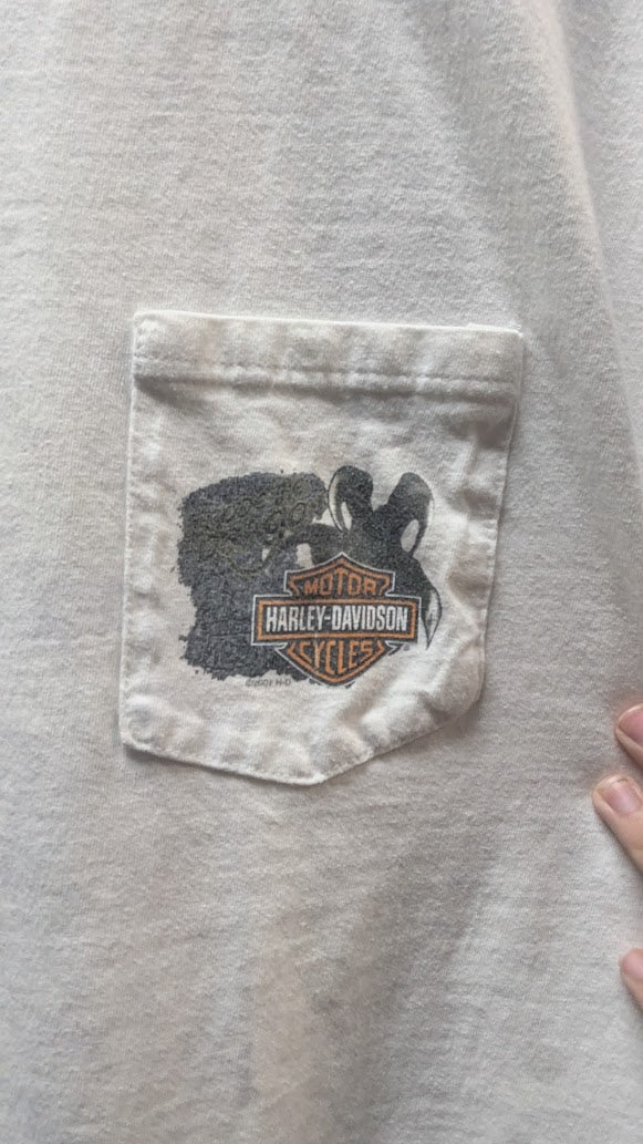 2001 Harley-Davidson Smoky Mountain T-Shirt Men’s XL Maryville TN Pocket Tee  Description